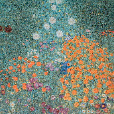 五彩織りタオル クリムト「農家の家」 / Five-Color Weave Towel Gustav Klimt “Farmhouse in Buchberg”